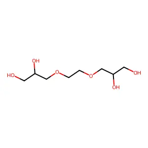 1,2-Propanediol, 3,3'-(1,2-ethanediylbis(oxy))bis- structure