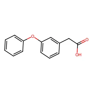3-苯氧基苯乙酸 structure
