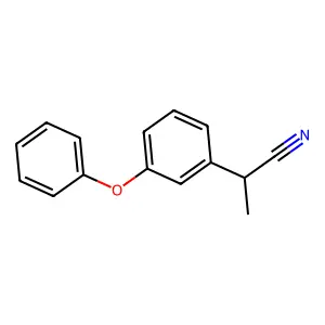 2-(3-Phenoxyphenyl)propanenitrile structure
