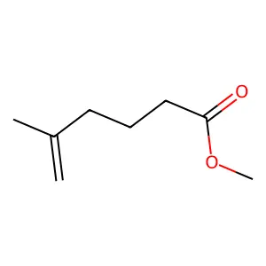 5-Hexenoic acid, 5-methyl-, methyl ester structure