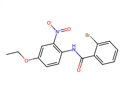 2-bromo-N-(4-ethoxy-2-nitrophenyl)benzamide structure