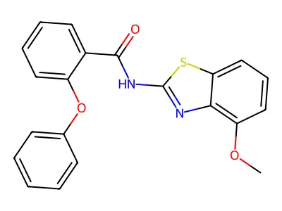 N-(4-methoxy-1,3-benzothiazol-2-yl)-2-phenoxybenzamide structure