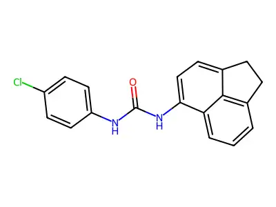 1-(4-Chlorophenyl)-3-(1,2-dihydroacenaphthylen-5-yl)urea structure