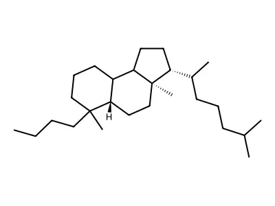 4,5-Secocholestane structure