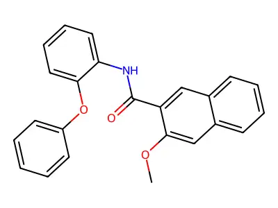 3-methoxy-N-(2-phenoxyphenyl)naphthalene-2-carboxamide structure