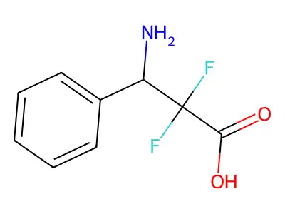 3-Amino-2,2-difluoro-3-phenylpropanoic acid structure