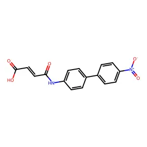 4-[4-(4-Nitrophenyl)anilino]-4-oxobut-2-enoic acid structure