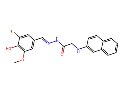 CAS 328541-80-6 - C20H18BrN3O3 structure