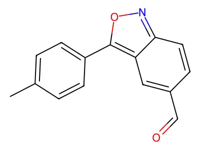 3-(4-Methylphenyl)-2,1-benzisoxazole-5-carbaldehyde structure