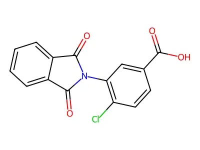 4-chloro-3-(1,3-dioxo-1,3-dihydro-2H-isoindol-2-yl)benzoic acid structure