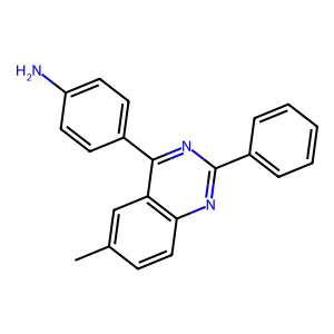 4-(6-Methyl-2-phenylquinazolin-4-yl)aniline structure