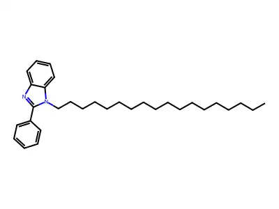 1-Octadecyl-2-phenylbenzimidazole structure