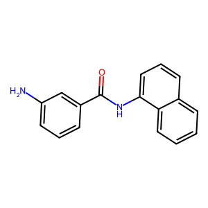 3-Amino-N-1-naphthalenylbenzamide structure