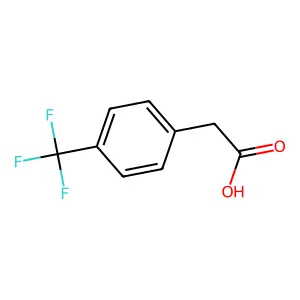 (α,α,α-三氟-4-甲苯基)乙酸 structure