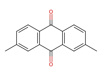 2,7-二甲基蒽醌 structure