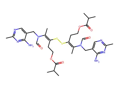 舒布硫胺 structure