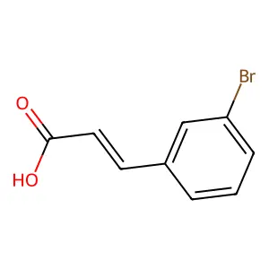 3-(3-溴苯基)丙烯酸 structure
