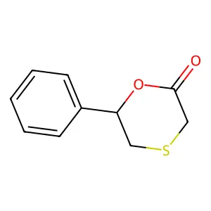 6-Phenyl-1,4-oxathian-2-one structure
