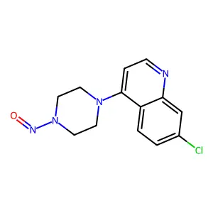7-Chloro-4-(4-nitrosopiperazin-1-yl)quinoline structure