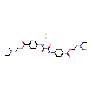 Oxalyl-bis-novocaine dihydrochloride structure