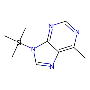 6-Methyl-9-(trimethylsilyl)-9H-purine structure