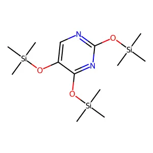 Pyrimidine, 2,4,5-tris[(trimethylsilyl)oxy]- structure