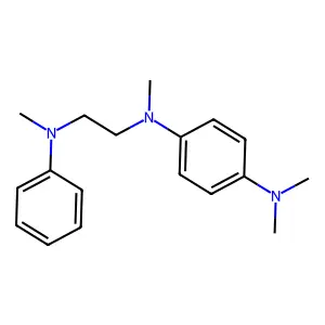 p-Phenylenediamine, N,N,N'-trimethyl-N'-[2-(N-methylanilino)ethyl]- structure