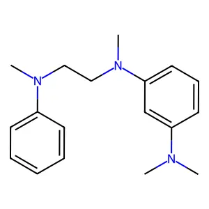 m-Phenylenediamine, N,N,N'-trimethyl-N'-[2-(N-methylanilino)ethyl]- structure