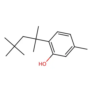 Phenol, 5-methyl-2-(1,1,3,3-tetramethylbutyl)- structure