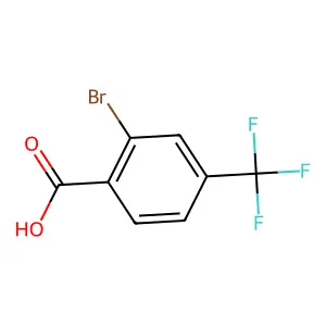 2-Bromo-4-(trifluoromethyl)benzoic acid structure