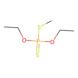 O,O-Diethyl S-methyl dithiophosphate structure