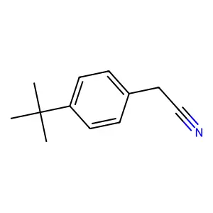 (4-tert-Butylphenyl)acetonitrile structure