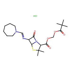 Pivmecillinam Hydrochloride structure