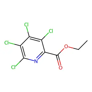 3,4,5,6-Tetrachloro-pyridine-2-carboxylic acid ethyl ester structure