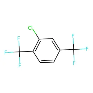 2-Chloro-1,4-bis(trifluoromethyl)benzene structure