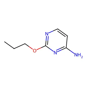 2-Propoxypyrimidin-4-amine structure