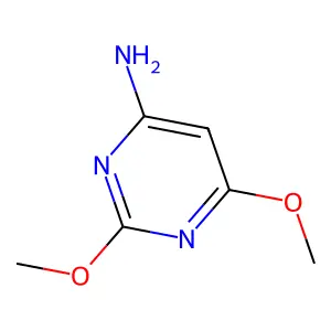 2,6-Dimethoxy-4-aminopyrimidine structure
