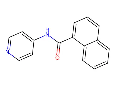N-(pyridin-4-yl)naphthalene-1-carboxamide structure