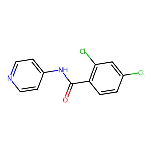 2,4-dichloro-N-(pyridin-4-yl)benzamide structure