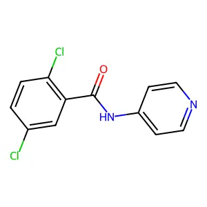2,5-dichloro-N-(pyridin-4-yl)benzamide structure