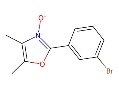 2-(3-Bromophenyl)-4,5-dimethyloxazole-3-oxide structure