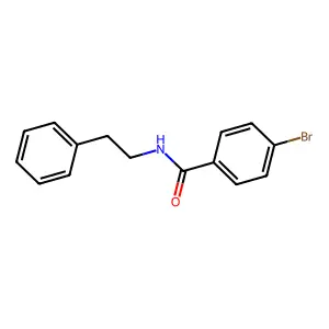 4-bromo-N-(2-phenylethyl)benzamide structure