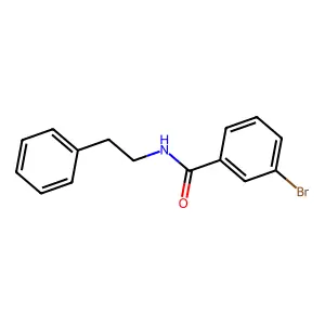 3-bromo-N-phenethylbenzamide structure
