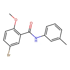 5-bromo-2-methoxy-N-(3-methylphenyl)benzamide structure