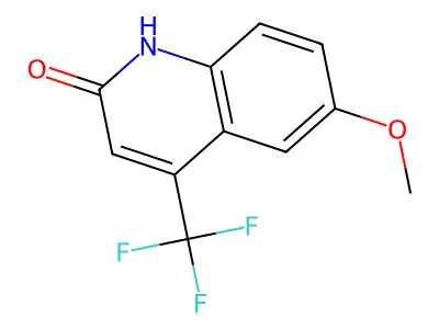 6-Methoxy-4-(trifluoromethyl)-2-quinolinol structure