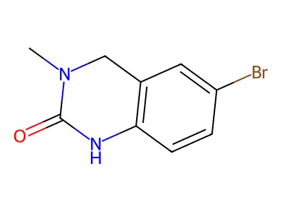 6-Bromo-3-methyl-1,2,3,4-tetrahydroquinazolin-2-one structure