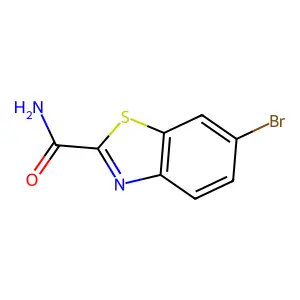 6-溴-1,3-苯并噻唑-2-甲酰胺 structure