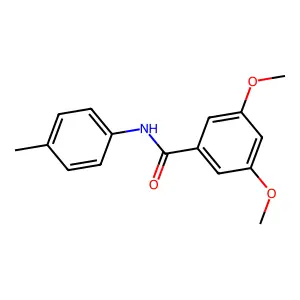 3,5-dimethoxy-N-(4-methylphenyl)benzamide structure