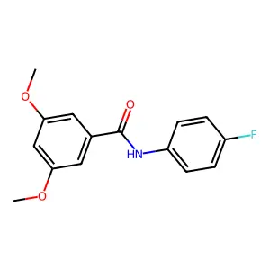 N-(4-Fluorophenyl)-3,5-dimethoxybenzamide structure