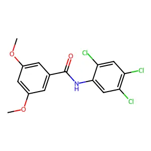 3,5-dimethoxy-N-(2,4,5-trichlorophenyl)benzamide structure